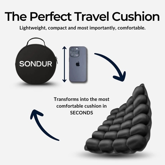 NWOT Sondur Travel Seat Cushion Never Used in Bags (2 in pack) - Picture 11 of 12